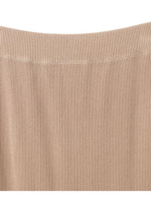 YECCA VECCA「ティアードフリルラメニットスカート」|スカート|