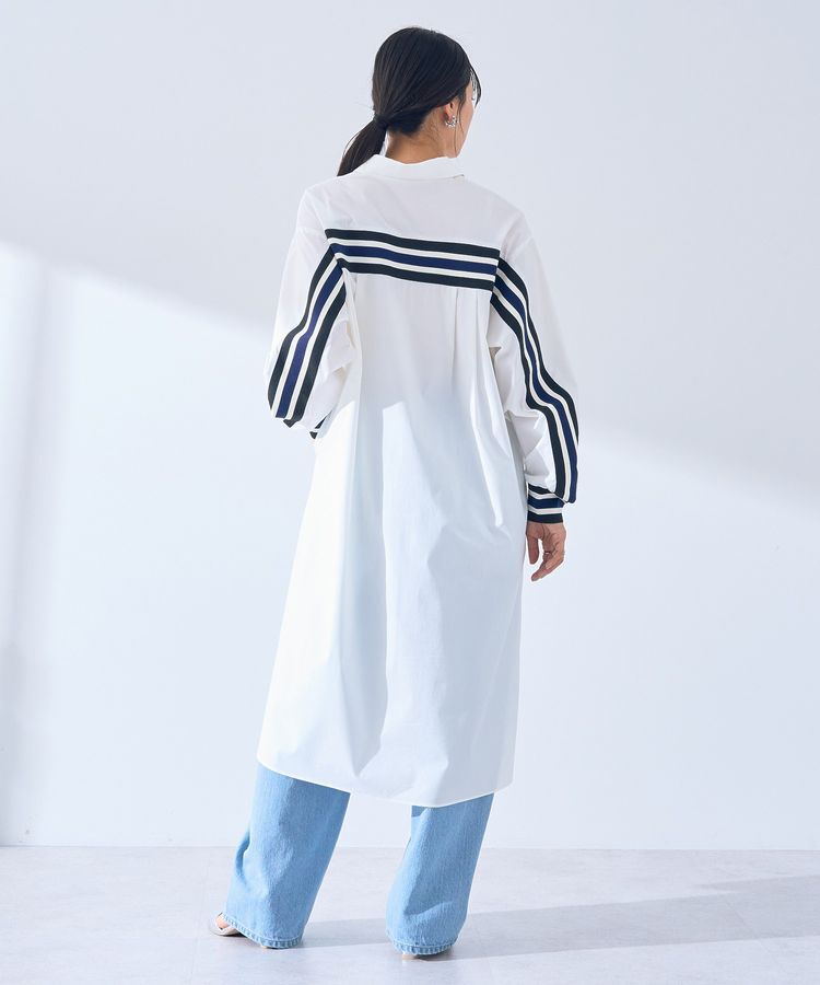 Editt by YECCA VECCA「リブMIXシャツワンピース」|ワンピース|