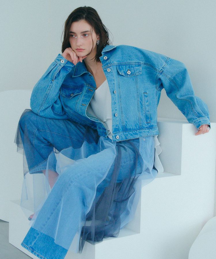 Editt by YECCA VECCA「【2点SET】マルチwayチュールスカート」|フレア|