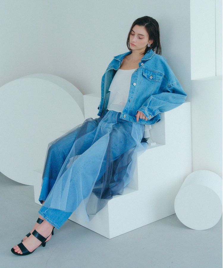 Editt by YECCA VECCA「【2点SET】マルチwayチュールスカート」|フレア|