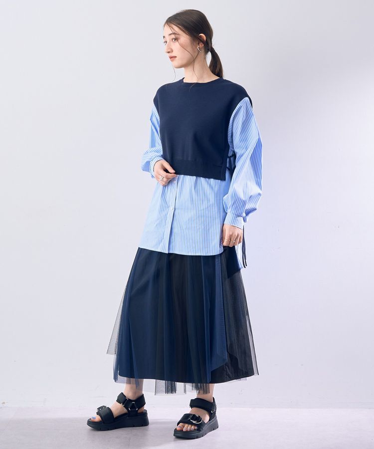 Editt by YECCA VECCA「【2点SET】マルチwayチュールスカート」|フレア|