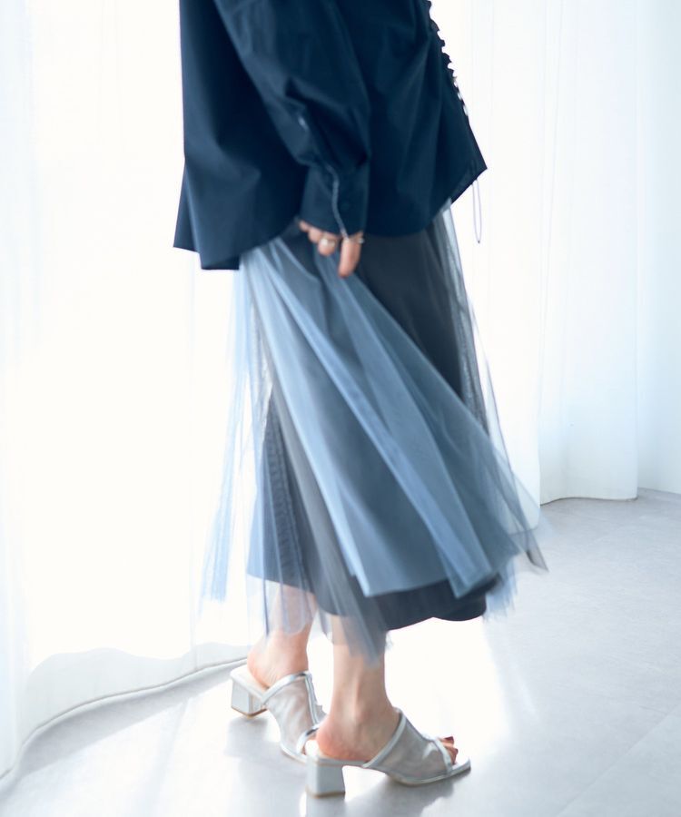 Editt by YECCA VECCA「【2点SET】マルチwayチュールスカート」|フレア|