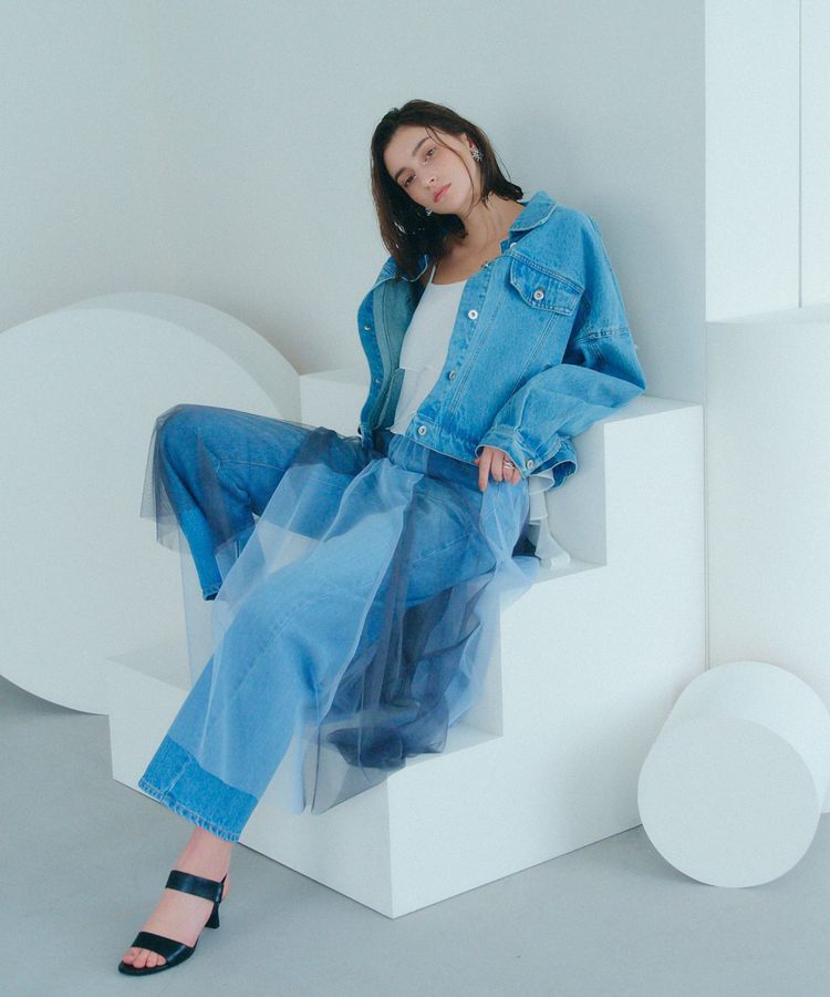 Editt by YECCA VECCA「【2点SET】マルチwayチュールスカート」|フレア|