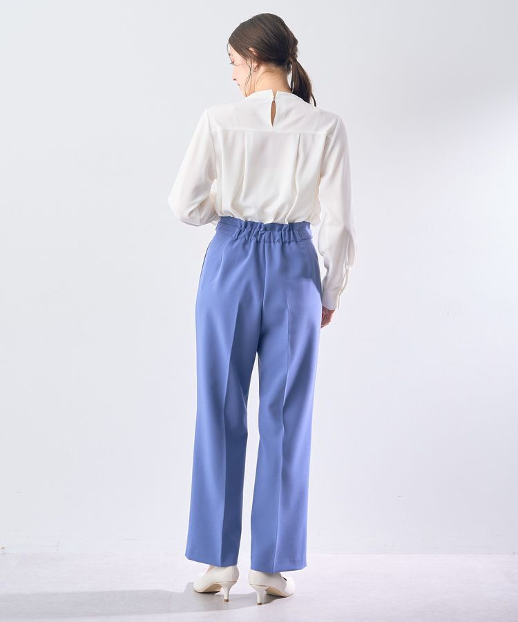 YECCA VECCA「サイドベルテッドハイウエストパンツ」|その他|