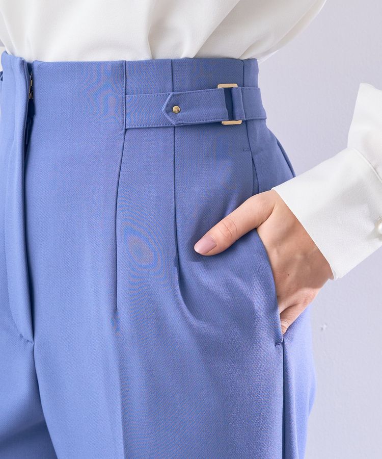 YECCA VECCA「サイドベルテッドハイウエストパンツ」|その他|