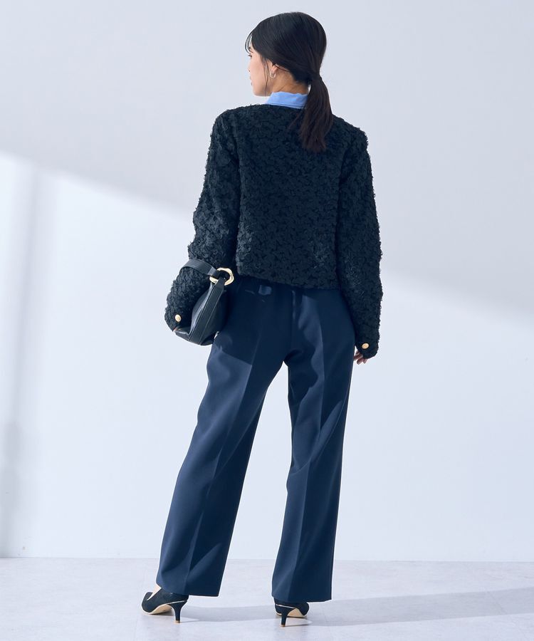 YECCA VECCA「サイドベルテッドハイウエストパンツ」|その他|