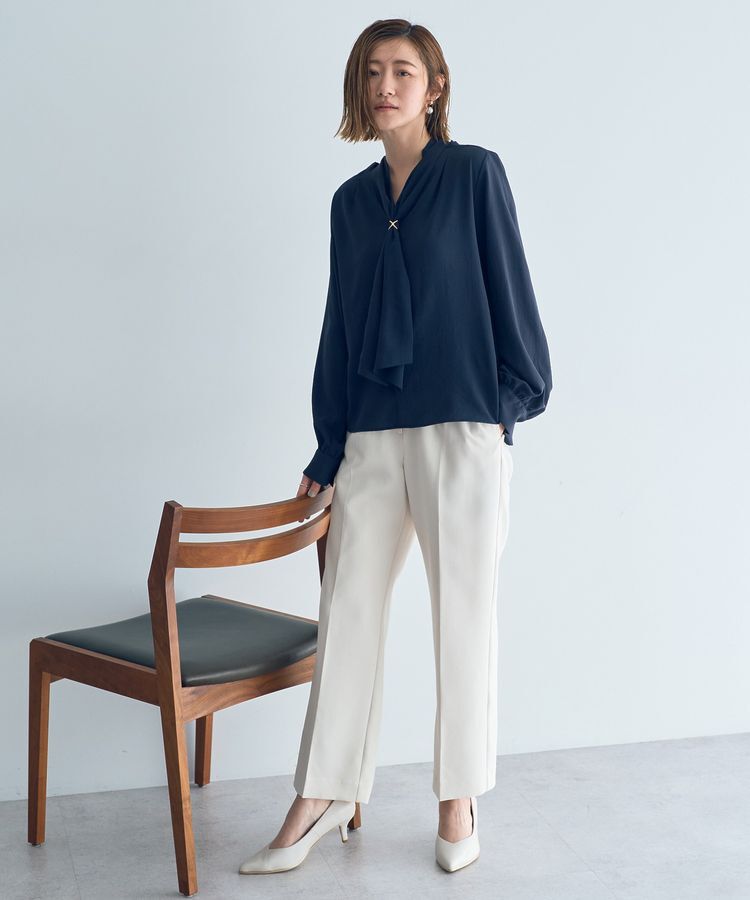 YECCA VECCA「サイドベルテッドハイウエストパンツ」|その他|