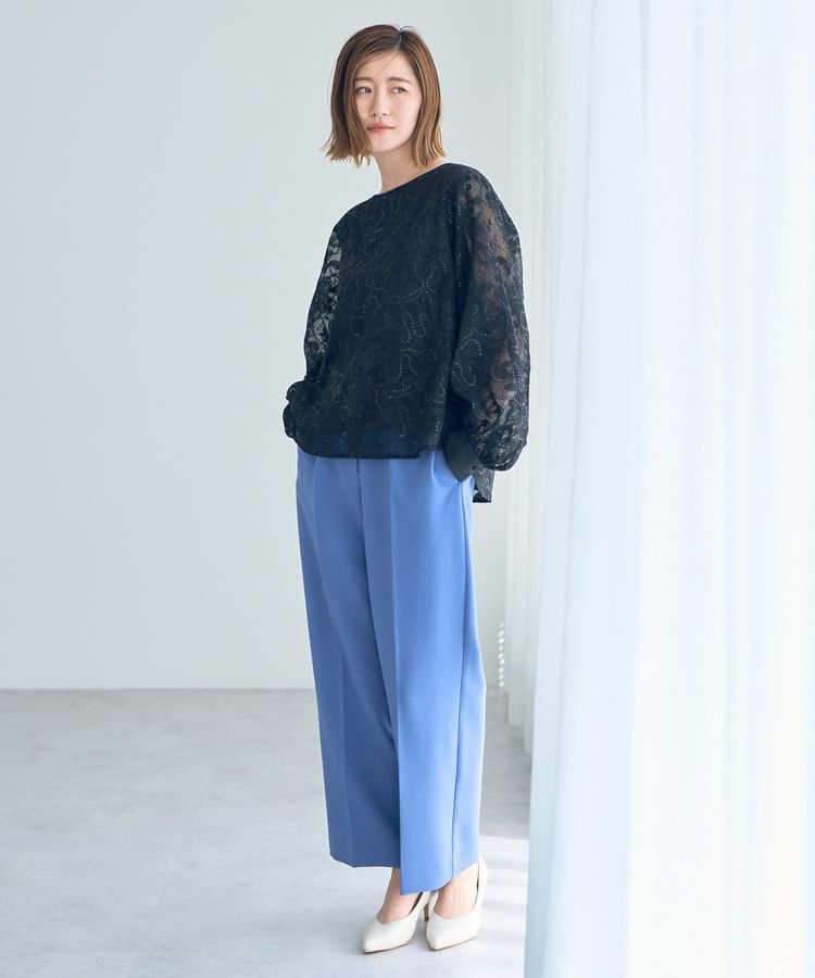 YECCA VECCA「サイドベルテッドハイウエストパンツ」|その他|