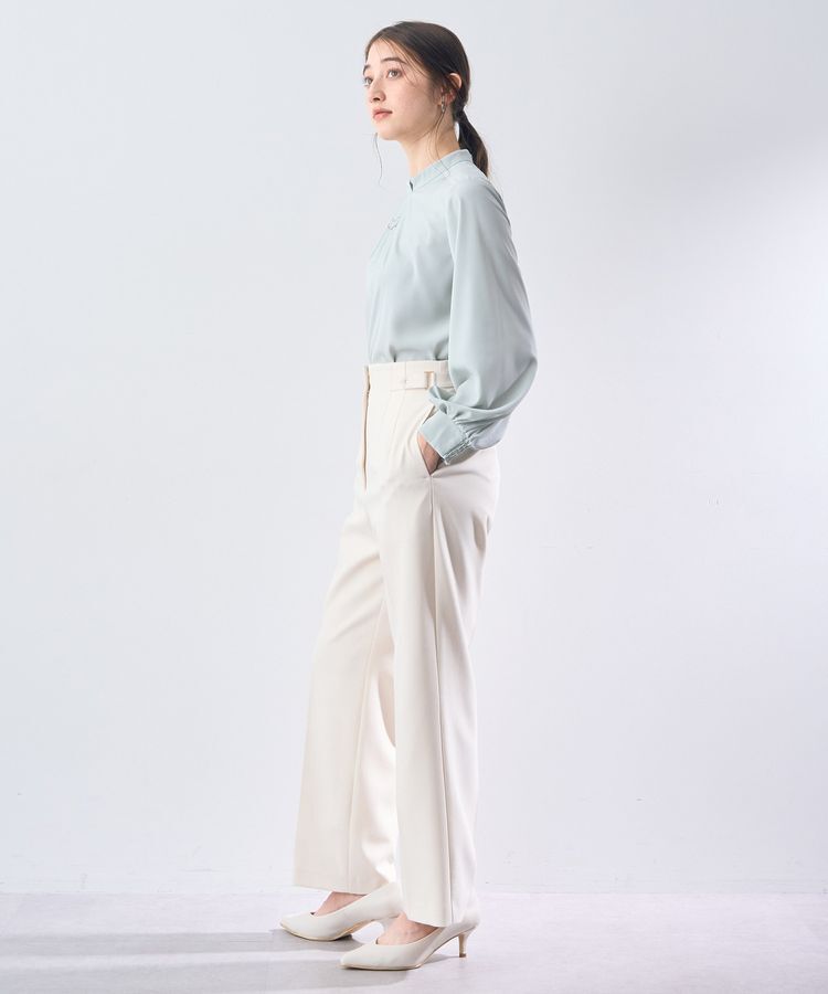 YECCA VECCA「サイドベルテッドハイウエストパンツ」|その他|