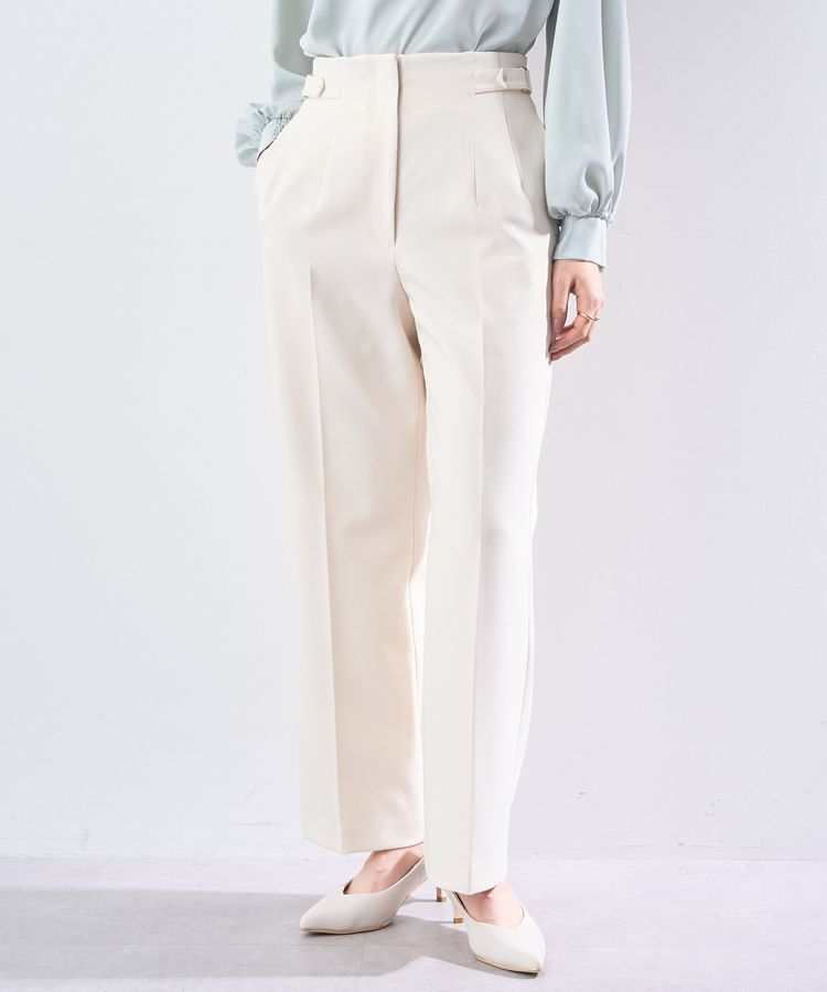 YECCA VECCA「サイドベルテッドハイウエストパンツ」|その他|