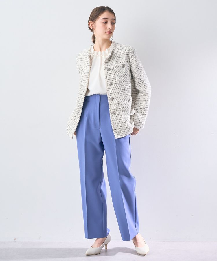 YECCA VECCA「サイドベルテッドハイウエストパンツ」|その他|