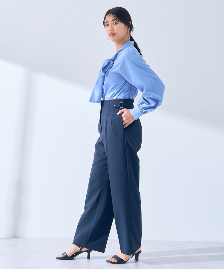 YECCA VECCA「サイドベルテッドハイウエストパンツ」|その他|