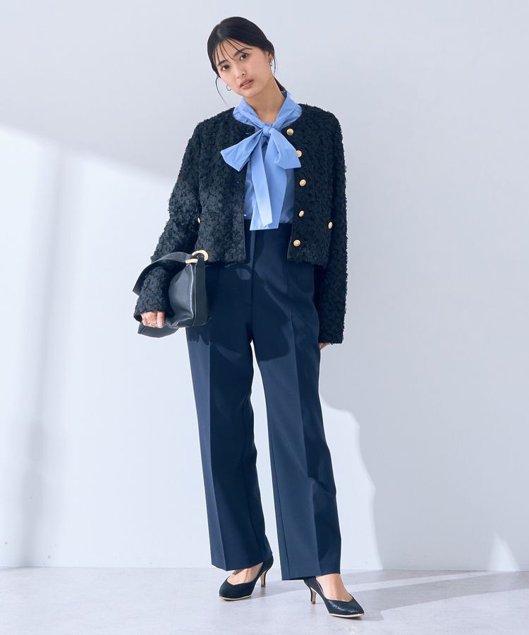 YECCA VECCA「サイドベルテッドハイウエストパンツ」|その他|