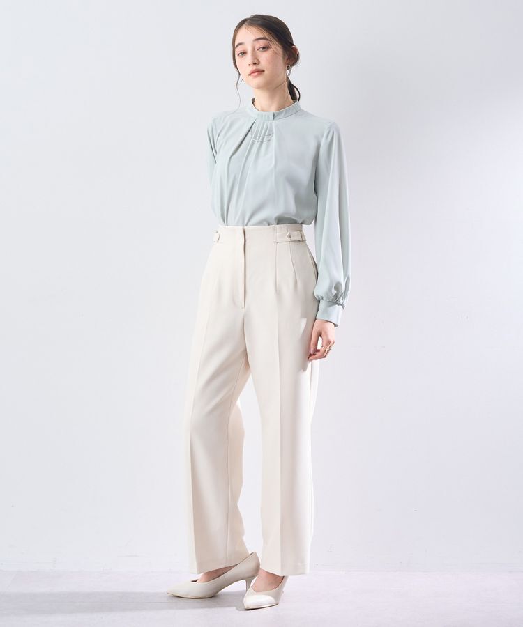 YECCA VECCA「サイドベルテッドハイウエストパンツ」|その他|