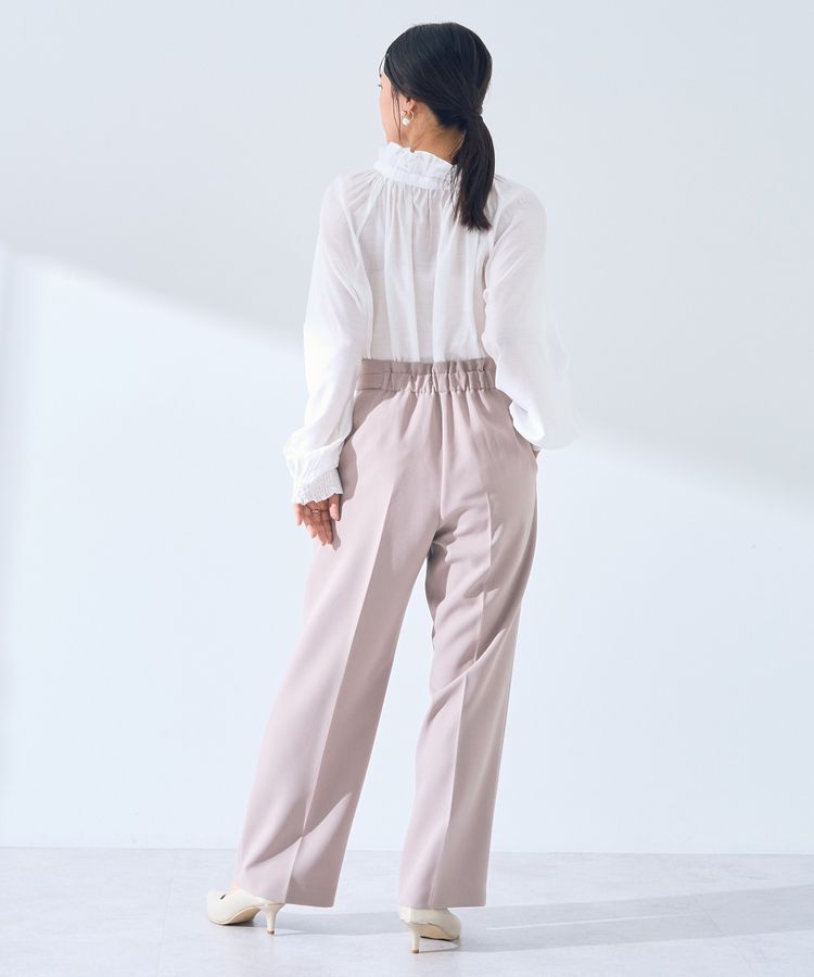 YECCA VECCA「サイドベルテッドハイウエストパンツ」|その他|