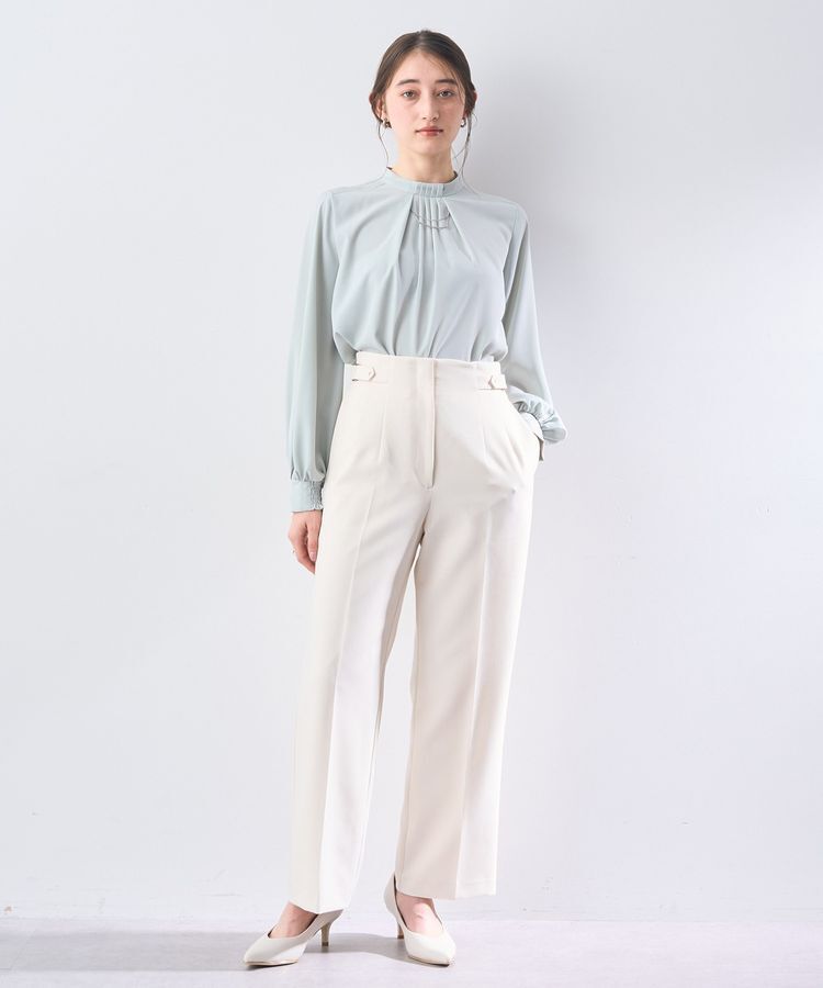 YECCA VECCA「サイドベルテッドハイウエストパンツ」|その他|