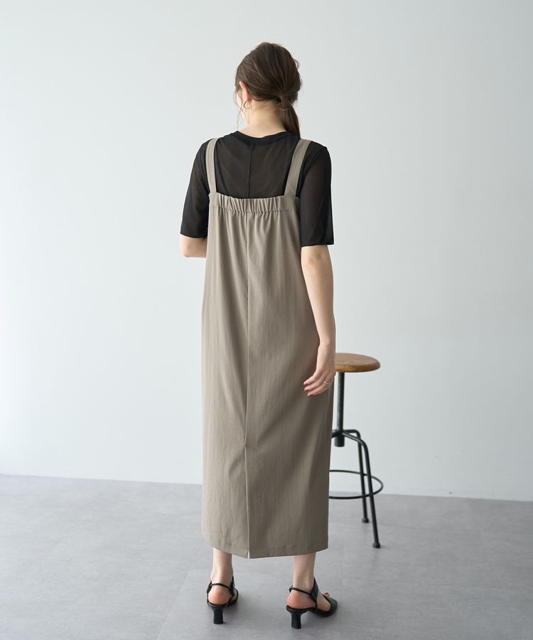 YECCA VECCA「クルーネック5分袖シアートップス」|Tシャツ・カットソー|