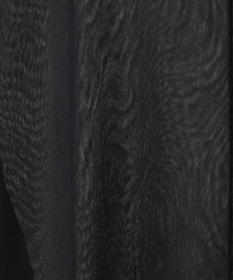 YECCA VECCA「クルーネック5分袖シアートップス」|Tシャツ・カットソー|