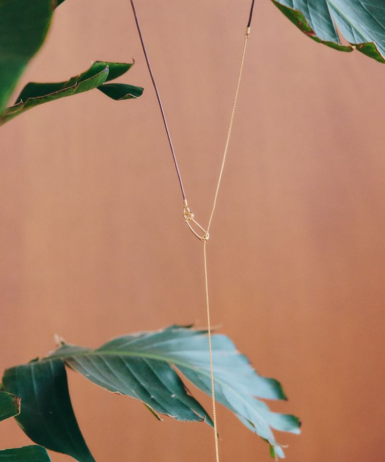 YECCA VECCA「チェーンコードラリエット」|ネックレス|