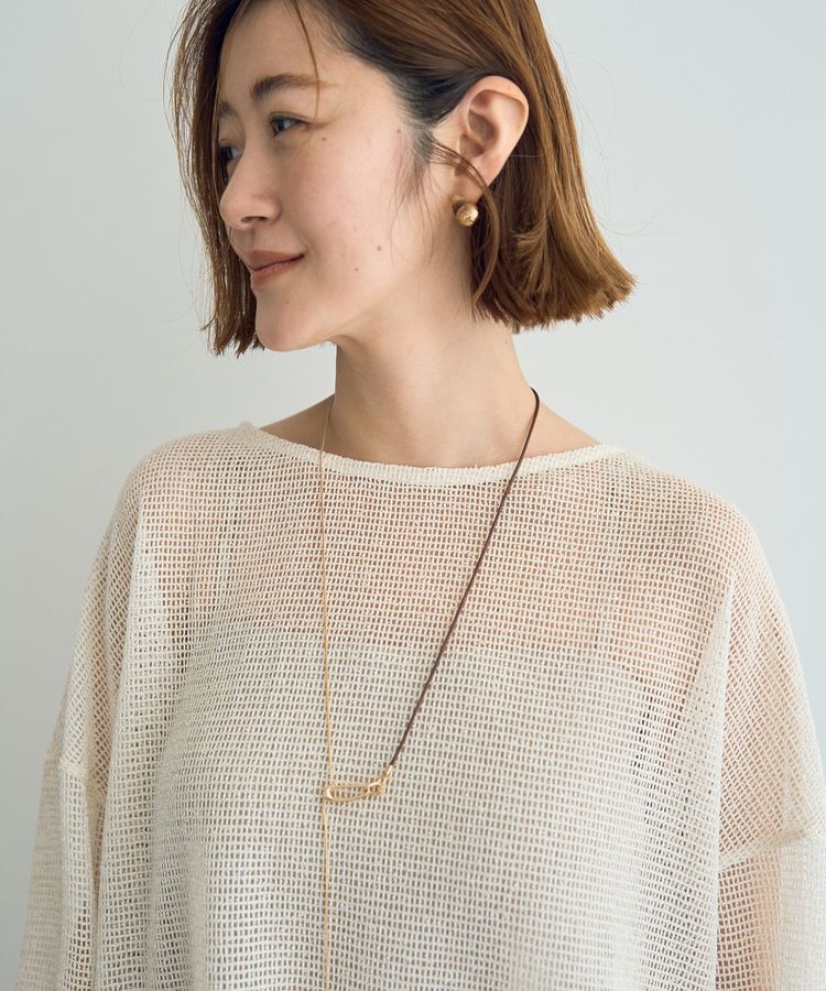 YECCA VECCA「チェーンコードラリエット」|ネックレス|