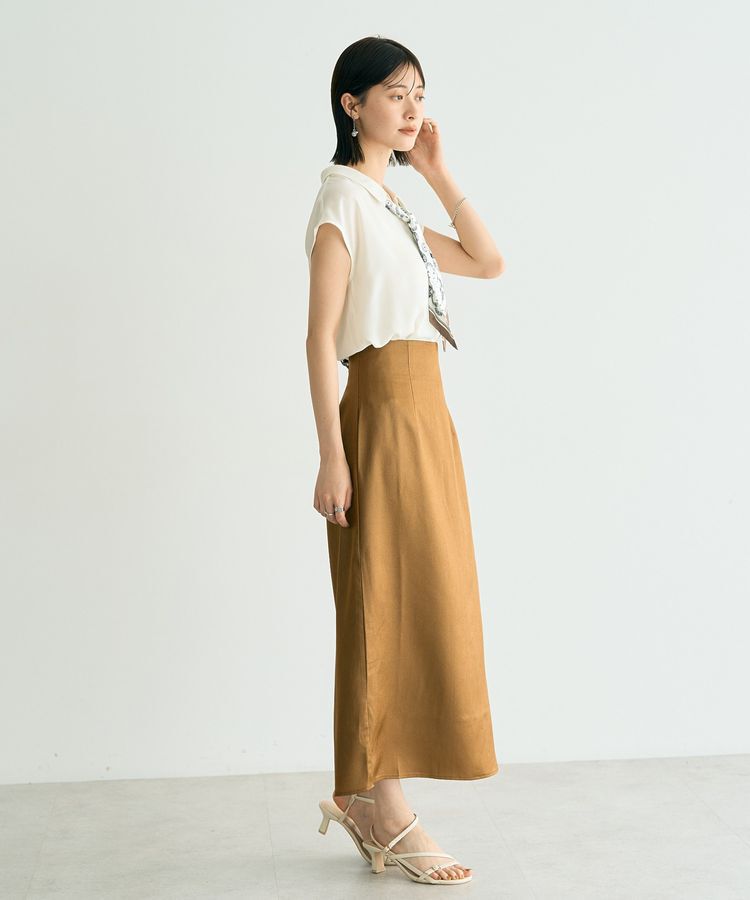 YECCA VECCA「スカーフ付きブラウス」|シャツ・ブラウス|