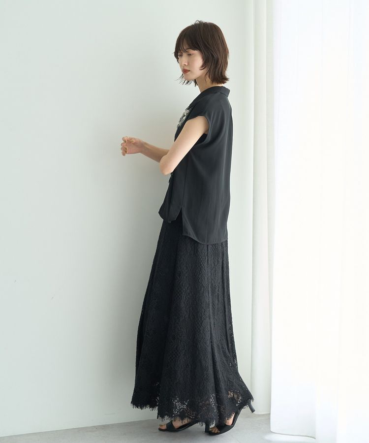 YECCA VECCA「スカーフ付きブラウス」|シャツ・ブラウス|