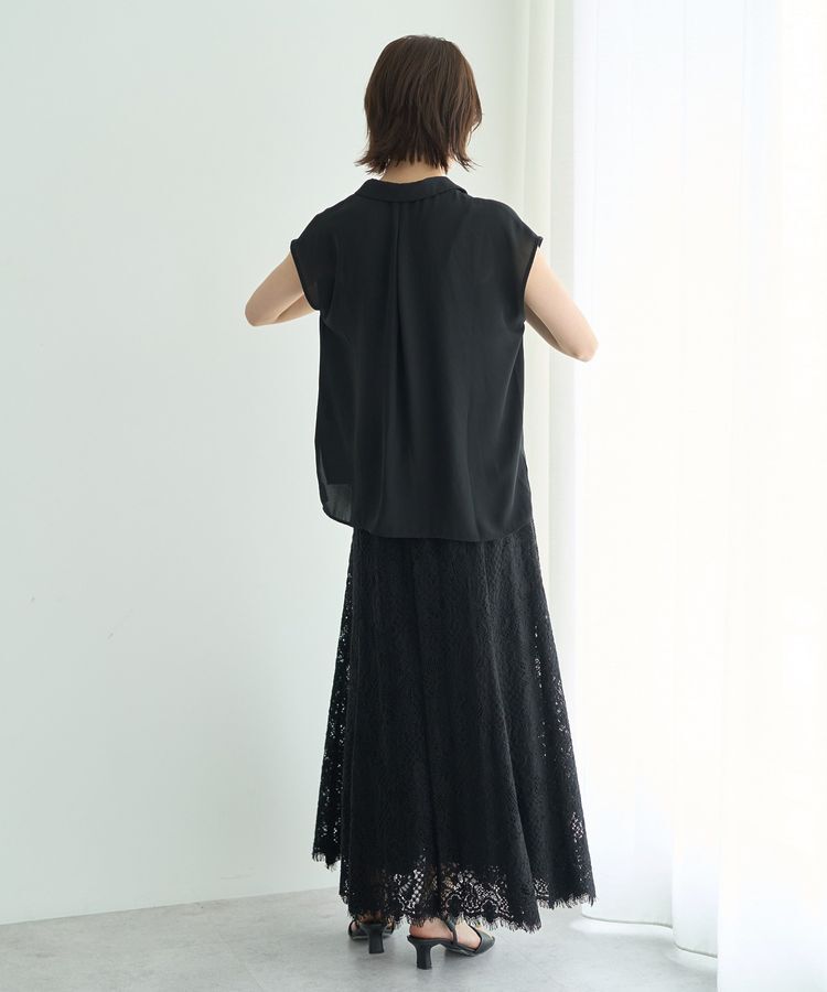 YECCA VECCA「スカーフ付きブラウス」|シャツ・ブラウス|