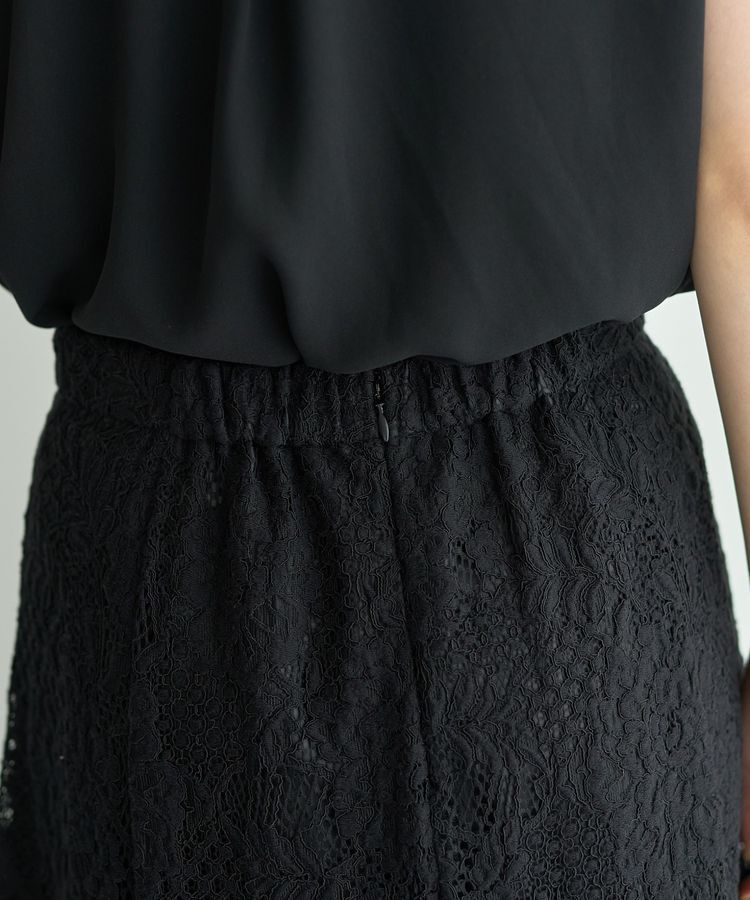YECCA VECCA「スカラップレースマーメイドスカート」|フレア|
