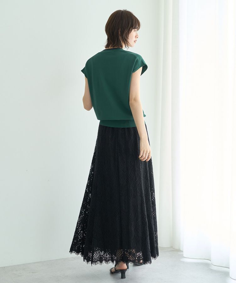 YECCA VECCA「スカラップレースマーメイドスカート」|フレア|