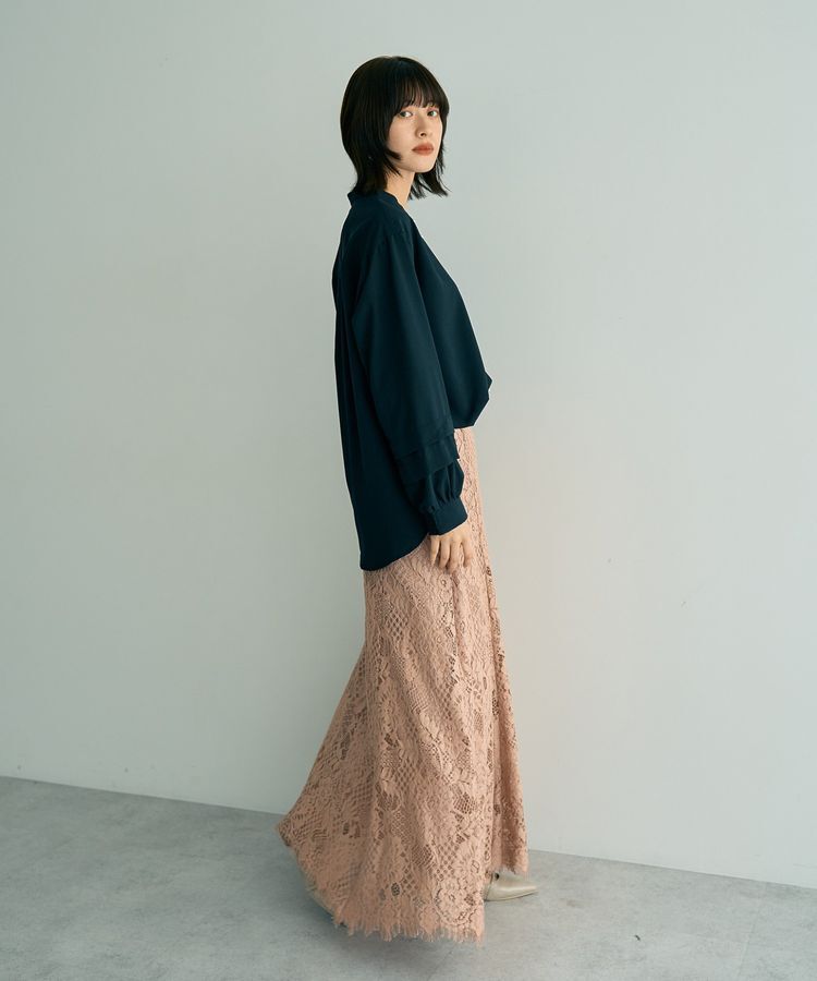YECCA VECCA「スカラップレースマーメイドスカート」|フレア|