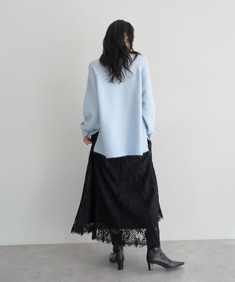 YECCA VECCA「スカラップレースマーメイドスカート」|フレア|
