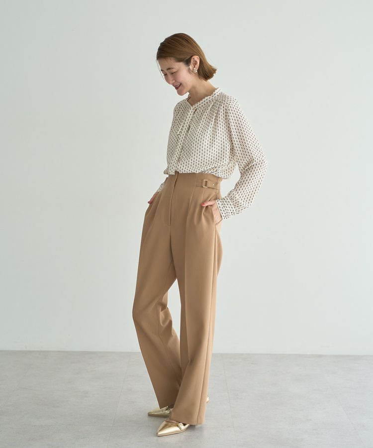 YECCA VECCA「サイドベルテッドパンツ」|その他|