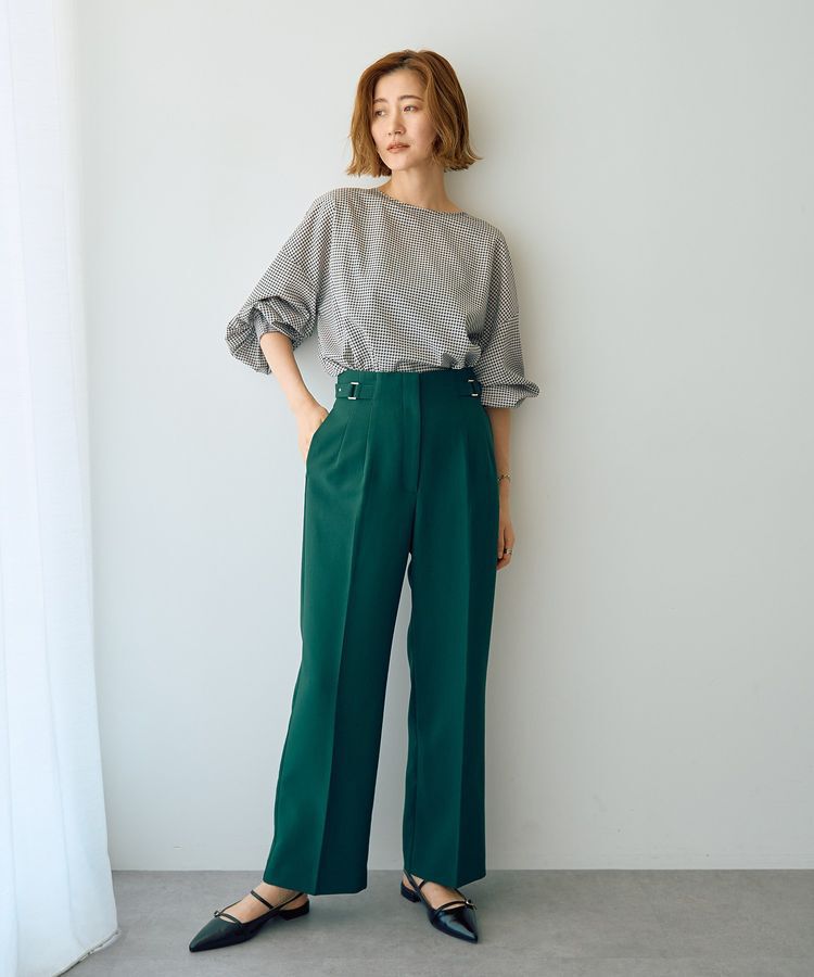 YECCA VECCA「サイドベルテッドパンツ」|その他|