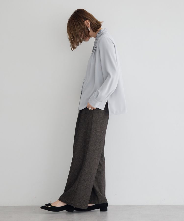 YECCA VECCA「【尾崎紗代子&times;YECCA VECCA】ツイードストレートパンツ」|その他|