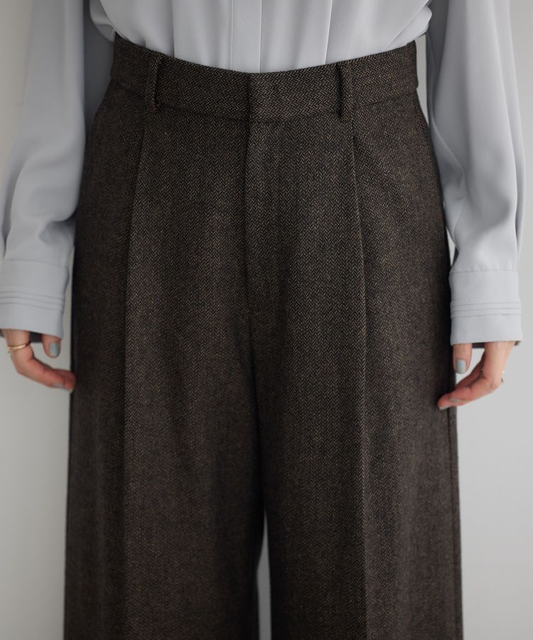 YECCA VECCA「【尾崎紗代子&times;YECCA VECCA】ツイードストレートパンツ」|その他|