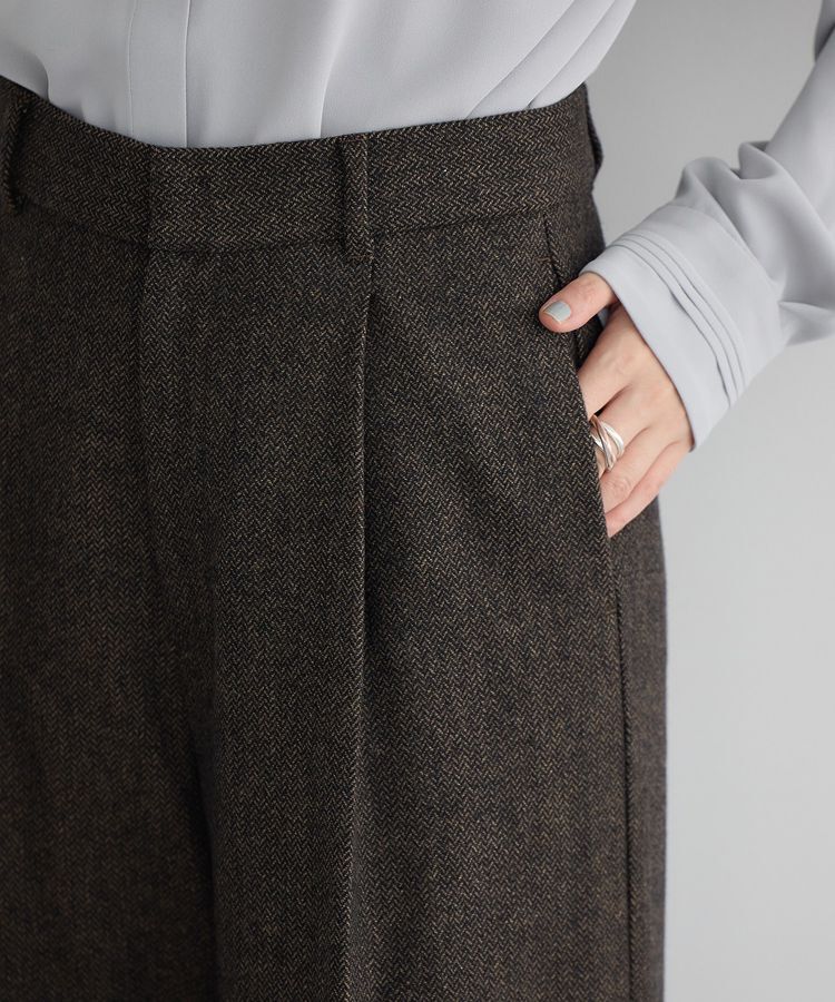 YECCA VECCA「【尾崎紗代子&times;YECCA VECCA】ツイードストレートパンツ」|その他|