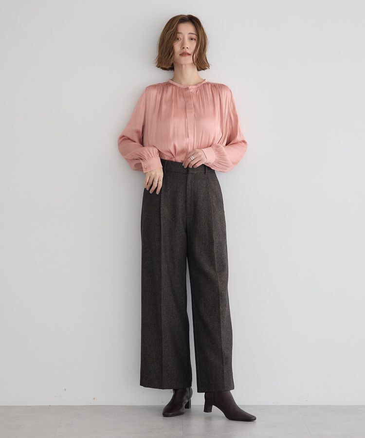 YECCA VECCA「【尾崎紗代子&times;YECCA VECCA】ツイードストレートパンツ」|その他|