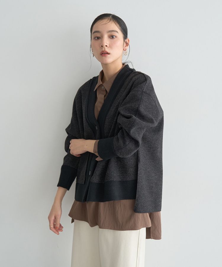 YECCA VECCA「スキッパーオーバーシャツ」|シャツ・ブラウス|