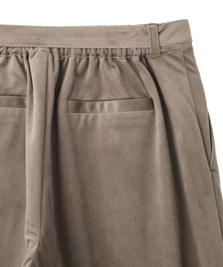 YECCA VECCA「ベルテッドカルゼ起毛ワイドパンツ」|その他|