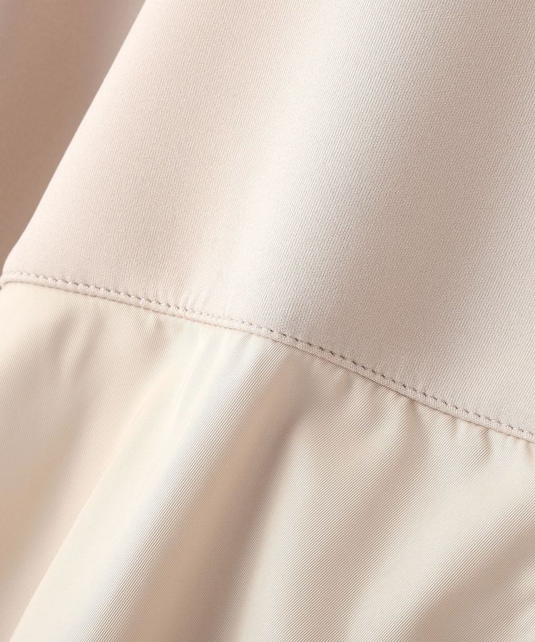 YECCA VECCA「異素材MIXバルーンブルゾン」|ブルゾン・スタジャン|