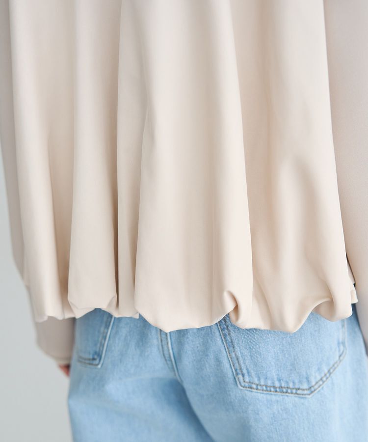 YECCA VECCA「異素材MIXバルーンブルゾン」|ブルゾン・スタジャン|