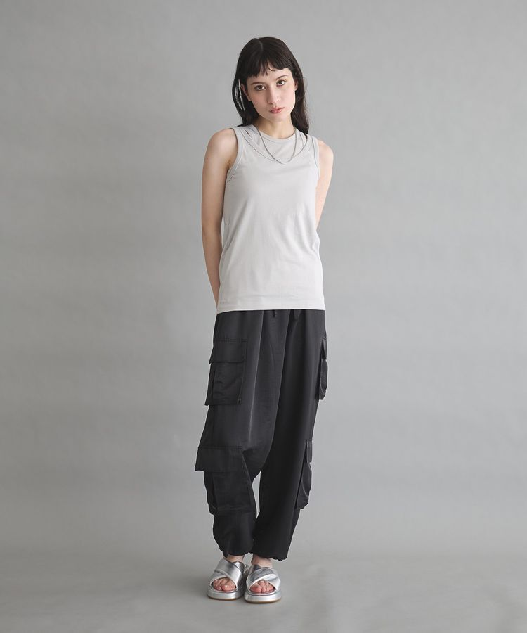 GARAGE OF GOOD CLOTHING「【日本製】天竺レイヤードタンクトップ」|Tシャツ・カットソー|