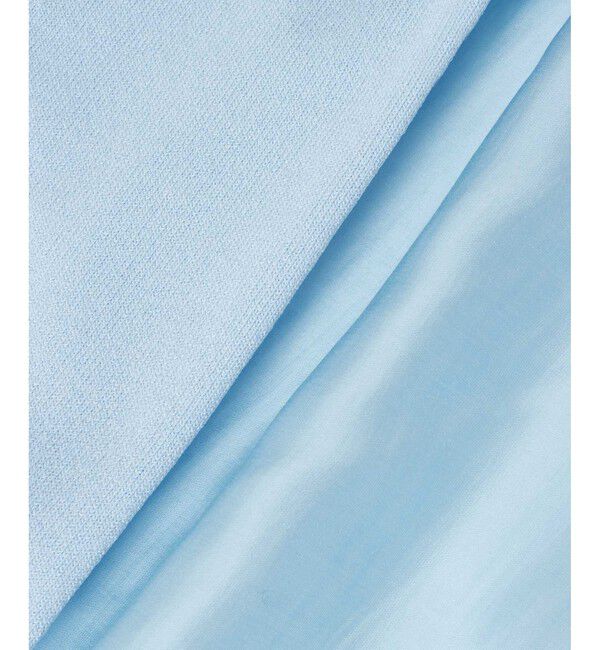 allureville「布帛コンビニットブルゾン」|カーディガン|