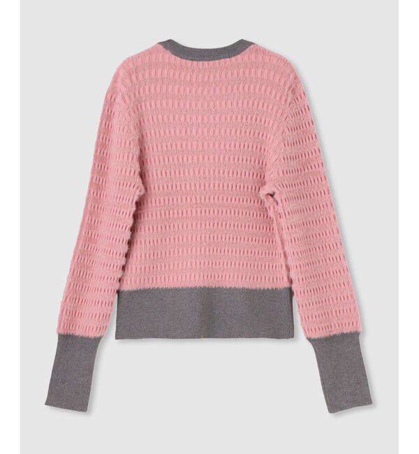 LOULOU WILLOUGHBY「◇【LOULOU WILLOUGHBY】フェザーボーダーカーディガン」|カーディガン|