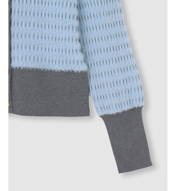 LOULOU WILLOUGHBY「◇【LOULOU WILLOUGHBY】フェザーボーダーカーディガン」|カーディガン|