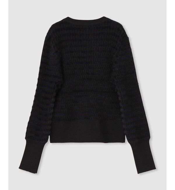 LOULOU WILLOUGHBY「◇【LOULOU WILLOUGHBY】フェザーボーダーカーディガン」|カーディガン|