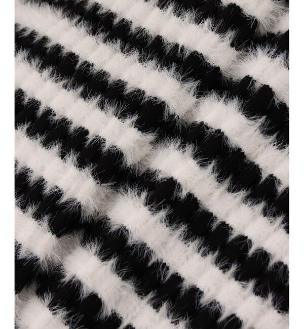 LOULOU WILLOUGHBY「◇【LOULOU WILLOUGHBY】フェザーボーダーカーディガン」|カーディガン|