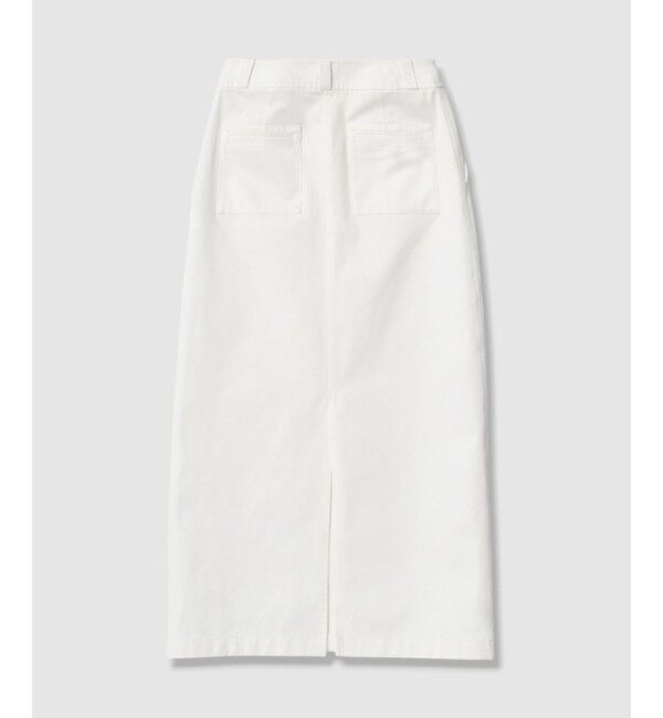 LOULOU WILLOUGHBY「【LOULOU WILLOUGHBY】チノタイトロングスカート」|スカート|