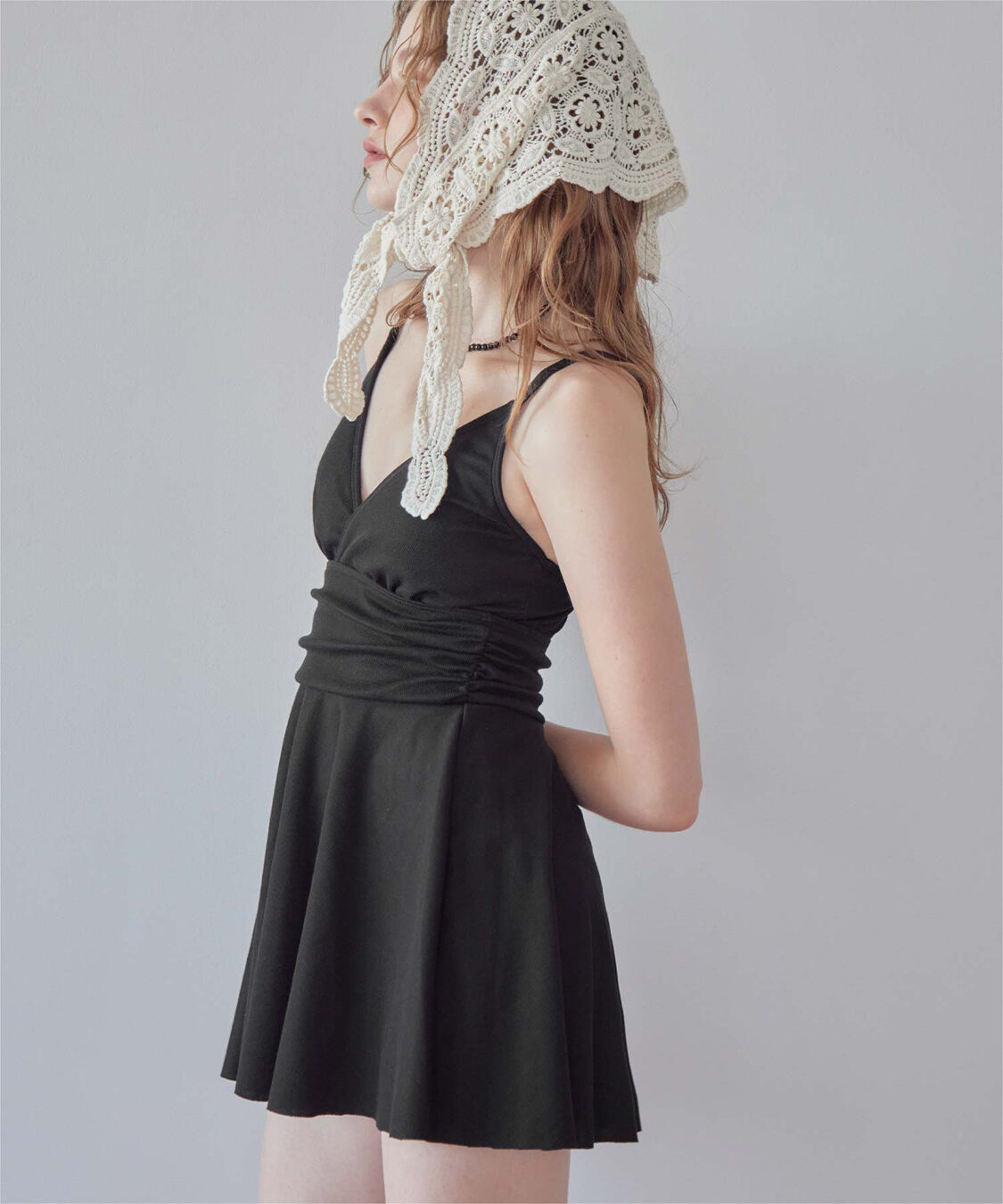 SEA DRESS「スカート付Vネックワンピース」|ビキニ|