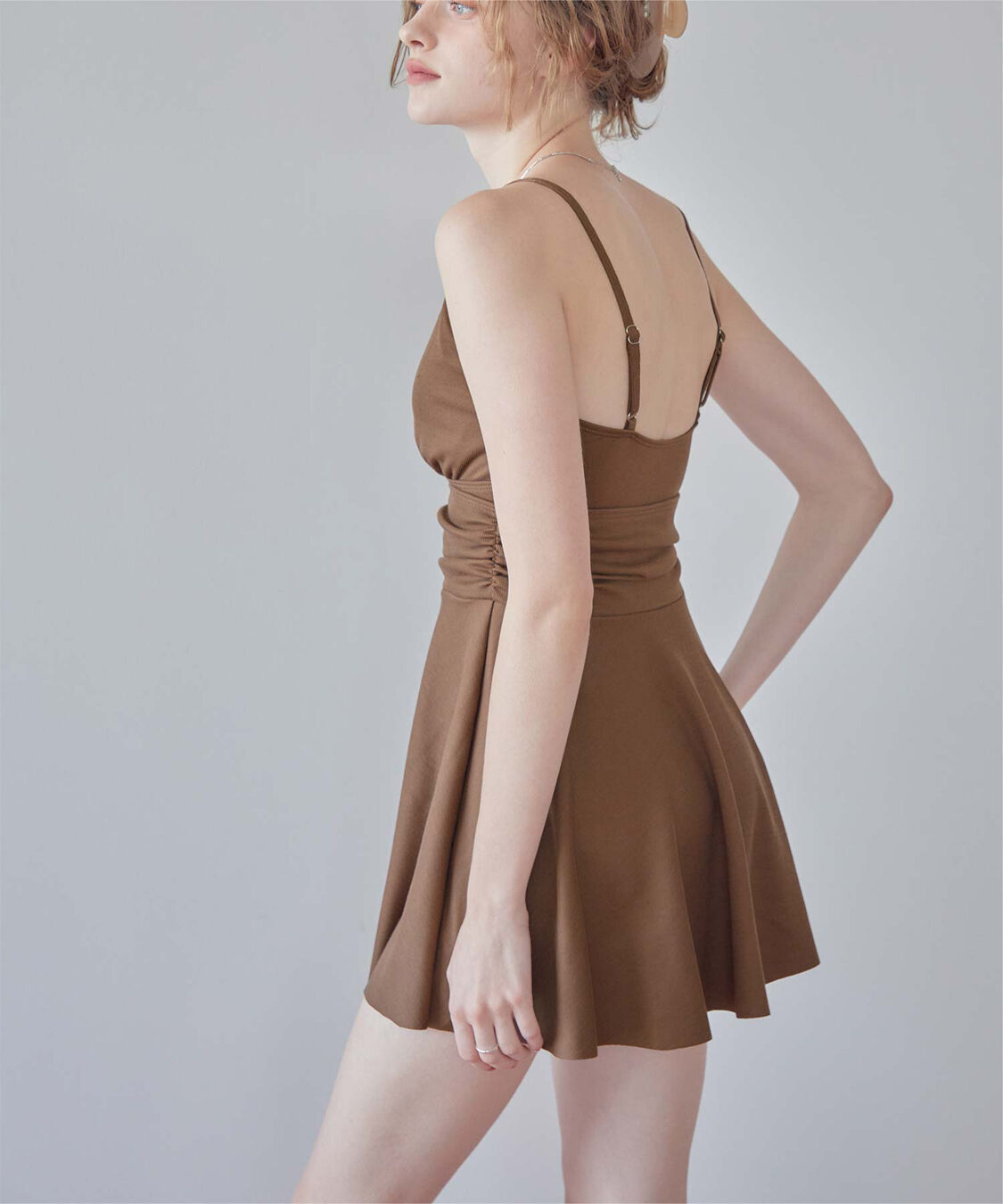 SEA DRESS「スカート付Vネックワンピース」|ビキニ|